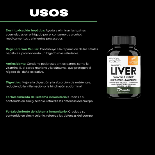 SANDHU'S LIVER - Limpieza Hepática