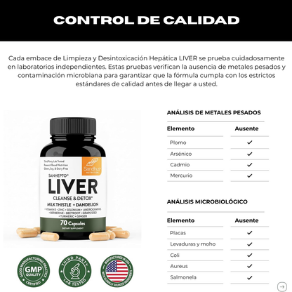 SANDHU'S LIVER - Limpieza Hepática