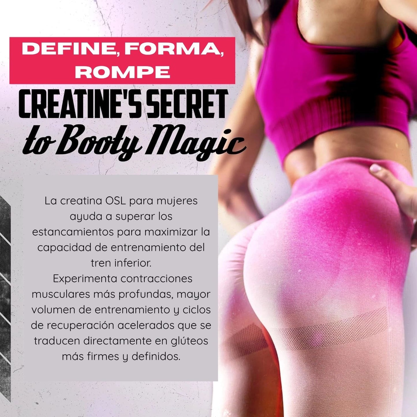 Creatina Monohidrato Optimizada para Mujeres + Colágeno