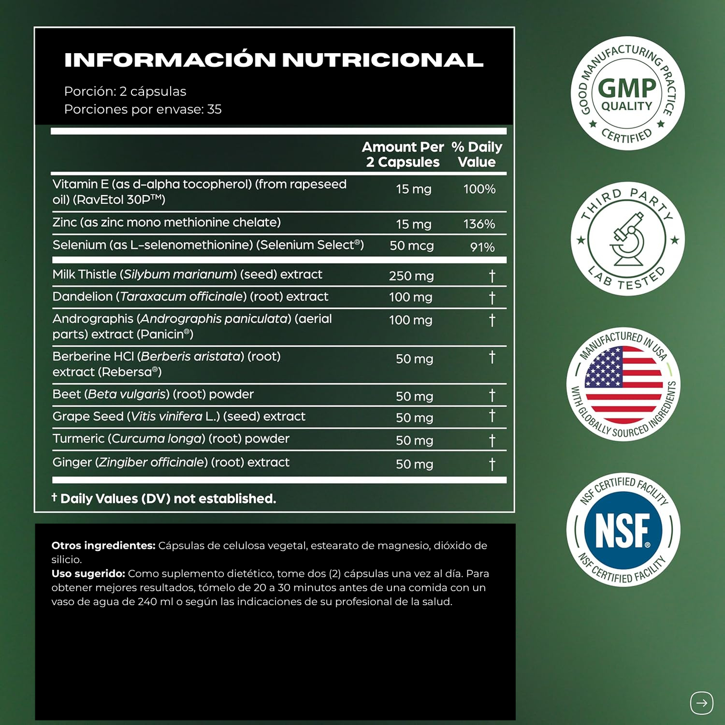 SANDHU'S LIVER - Limpieza Hepática