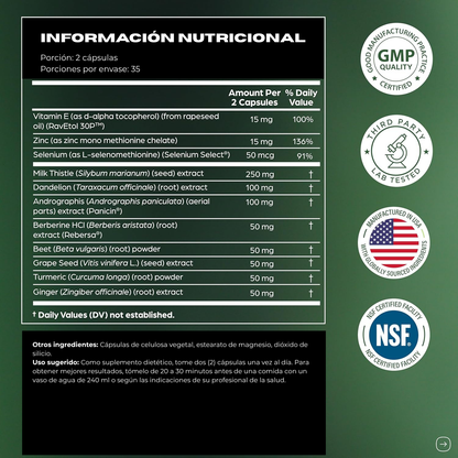 SANDHU'S LIVER - Limpieza Hepática