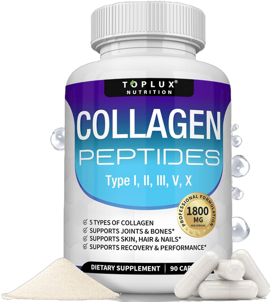 Colágeno Hidrolizado Premium con Complejo tipo I, II, III, V, X