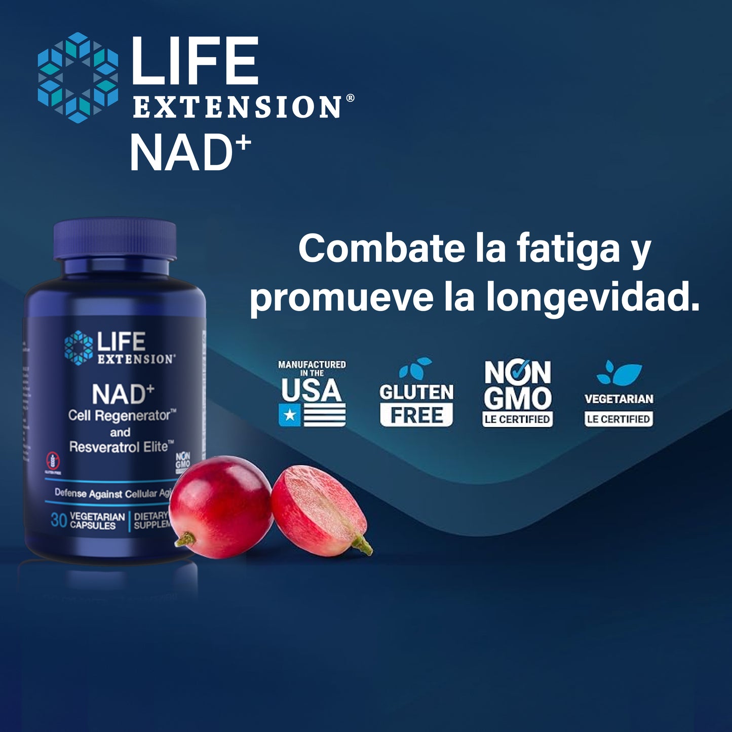 Resveratrol: Regenerador Celular NAD+ & Activador Metabólico